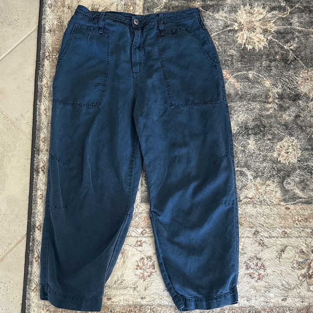 Anthropologie Linen Blend Pants - Picture 1 of 5